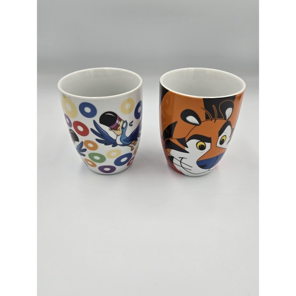 Kellogg's Mugs Toucan Sam And Tony The Tiger  Frosted Flakes (2 Mugs) 2003 - Picture 1 of 8